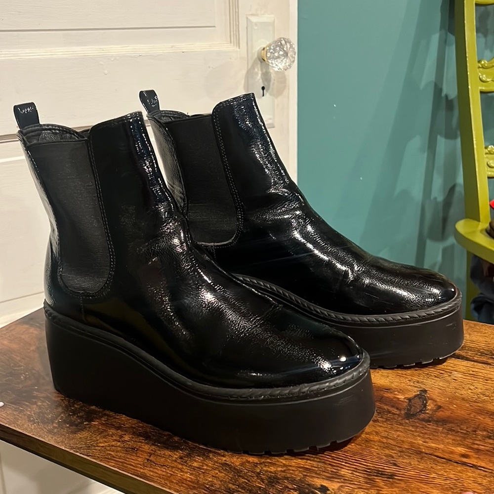 Nine West Henrita Chelsea Platform Boot Sz 12